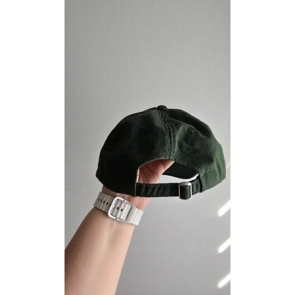 Cabela's Baseball Cap Hat Men's Green Adjustable Logo Embroidered Casual - Picture 3 of 5